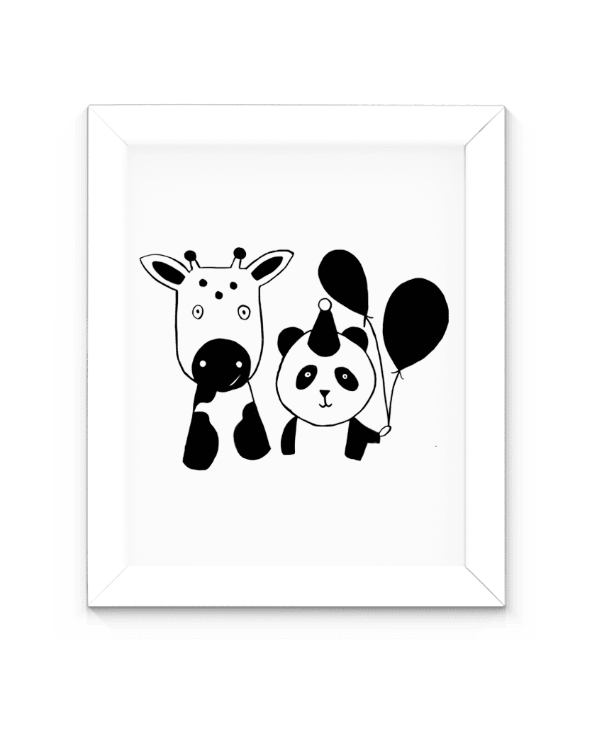 Affiche chambre d'enfant/bébé noir et blanc ( plusieurs tailles disponibles  ) - sans cadre